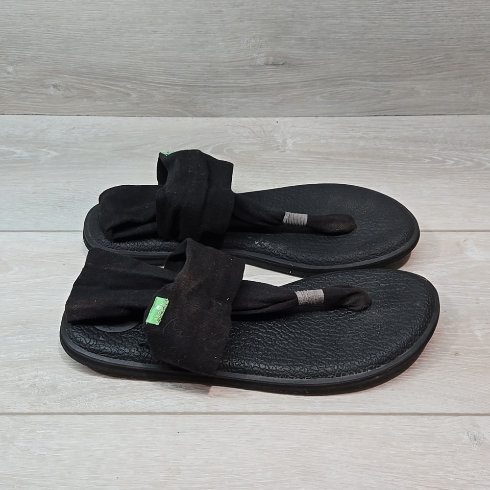 Sanuk Women Yoga Mat Slip on shoes sz 8 Sandals - Picture 2 of 10